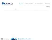Tablet Screenshot of genesis.ci