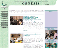 Tablet Screenshot of genesis.org.ge