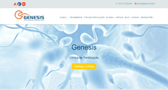 Desktop Screenshot of genesis.med.br